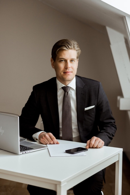 Porträtt av Christoffer Dahl